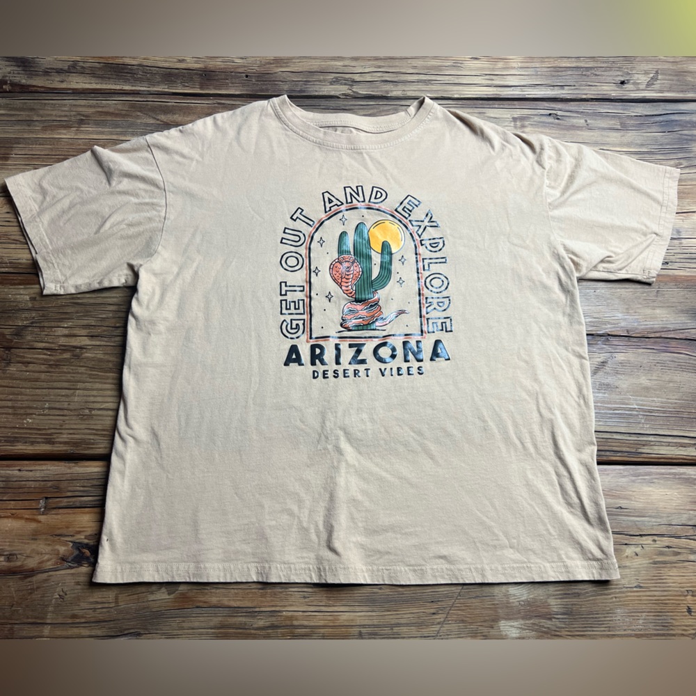 Arizona Desert Oversized Graphic Tee